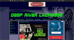 Desktop Screenshot of deepriverlacrosse.com