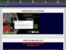 Tablet Screenshot of deepriverlacrosse.com
